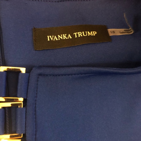 Blue business dress - Picture 2 of 2